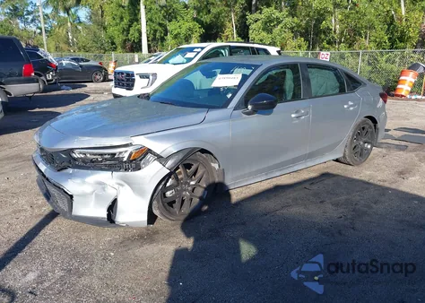 2026 Honda Civic Sport из США, поврежденный, VIN 2HGFE2F56TH501714